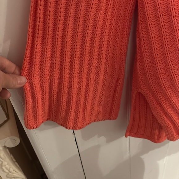 Women's American Eagle Coral Open-Front Cardigan Sweater EUC XL - Picture 5 of 6